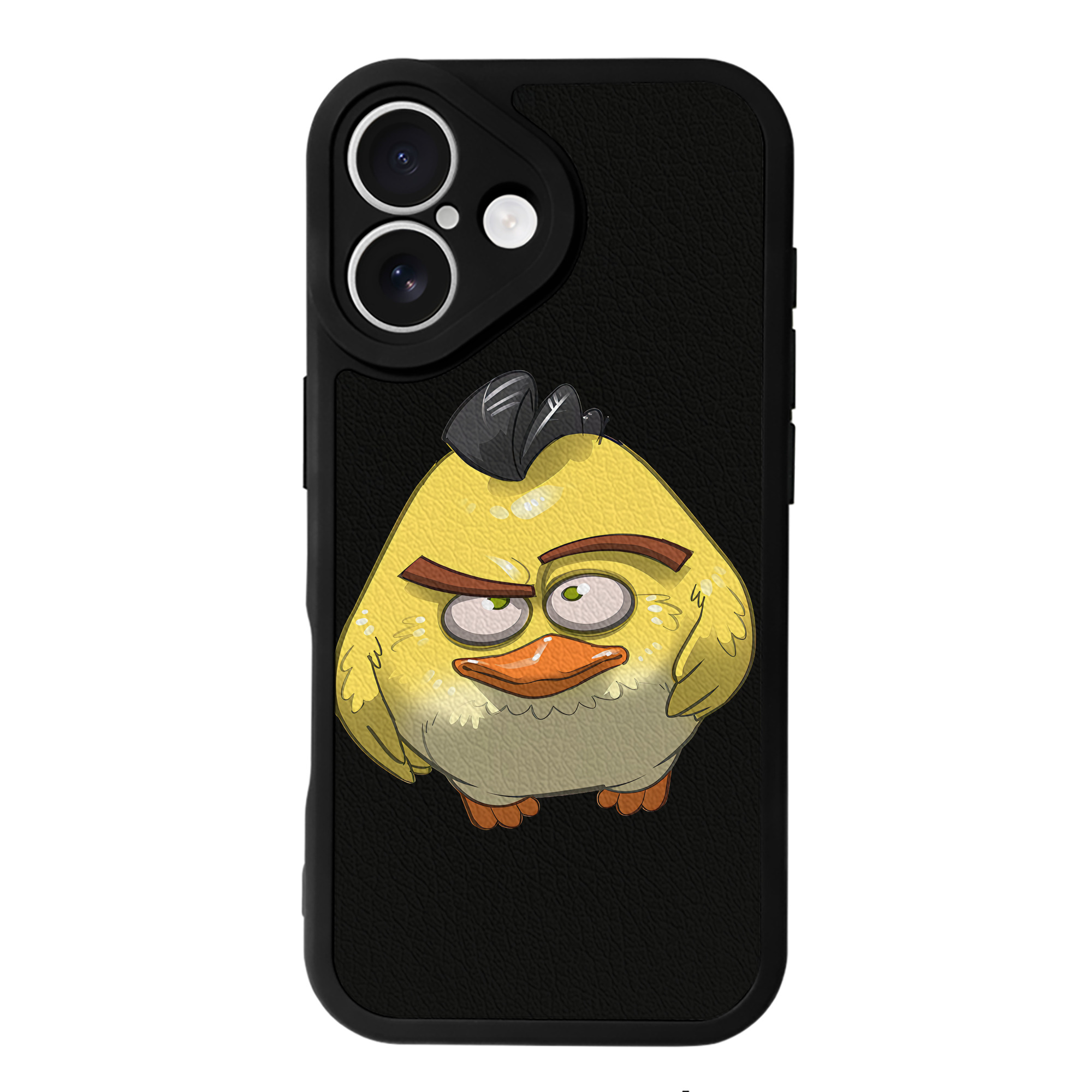 （画像用） Angry Birds アングリーバード 【iPhone 16シリーズ対応】シリコンスマホケース（レザー調） 材質：シリコン
